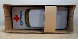 Nice AMBULANCE, Vintage Tin Litho Toy Car, Friction Powered, Siren & Moving Lights, Mint in box