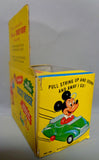 DISNEY TRICKY RIDER,Goofy,298, String Powered, Vintage Childs Toy, Walt Disney Productions,  Kohner Bros,Mickey Mouse Club, Push & Pull