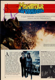 FANGORIA #1, GODZILLA, RARE Autographed signed by 50+ Horror, S-F Superstars, Christophe Lee, Elvira, George A. Romero, Bruce Campbell, Living Dead