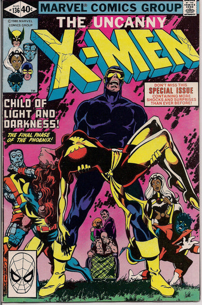 DARK PHOENIX SAGA Marvel Mutants Xmen #136 Fine Bronze Age Comic 1980 John Byrne created by Jack King Kirby Stan Lee