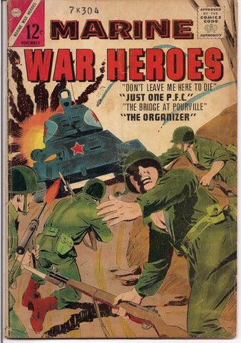 Charlton Comics MARINE WAR HEROES  #5 1964
