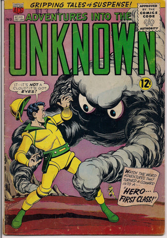 American Comics Group A C G Adventures into the UNKNOWN #153 1964  Pete Costanza art