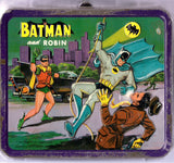 BATMANIA BATMAN & Robin 3D 1966 Aladdin Metal Lunchbox  DC Comics N.P.P. National Periodicals Publications