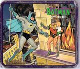 BATMANIA BATMAN & Robin 3D 1966 Aladdin Metal Lunchbox  DC Comics N.P.P. National Periodicals Publications