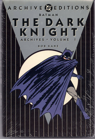 Batman the DARK KNIGHT DC Archive Editions #1 1st Printing in original Shrinkwrap by Bob Kane Reprinting #1-4 1940s Golden Age Comics