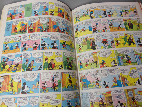 MICKEY MOUSE Hardcover Book Walt Disney Best Comics Series 1978 Abbeville  Press