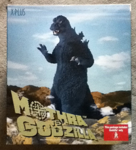 GODZILLA vs Mothra Japanese KAIJU Giant Monster Polyester Resin Figure X-Plus U S A Toho Studios