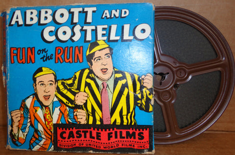ABBOTT and COSTELLO in "Fun on the Run" 8mm Complete Edition Film Movie Castle Films #811