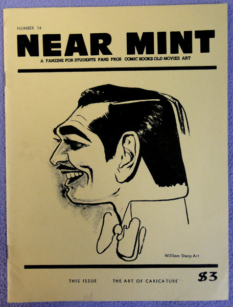 NEAR MINT #14 Pop Culture Nostalgia Fanzine Art of CARICATURE Clark Gable William Sharp Sam Berman Daerick Gross Woody Kimbrell Emery Clarke