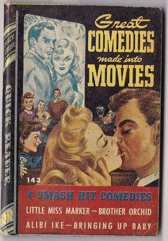 Comedies Made into Movies BRINGING UP BABY Little Miss Marker Brother Orchid Bogart Alibi Ike Royce Quick Readers #143 Pulp Fiction 1945