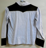 Nifty Periwinkle Fifties COWBOY or COWGIRL or Kid Western Gab Like Shirt Small