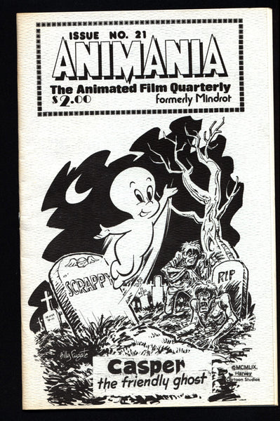 ANIMANIA #2 MINDROT #21  Casper Friendly Ghost Animated Film Quarterly Animation Anime Cartoons