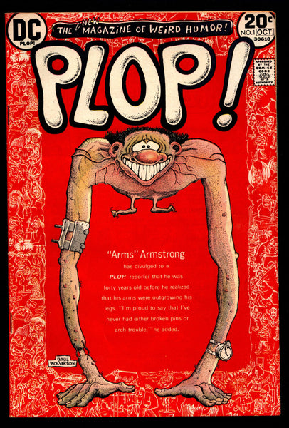 DC Comics PLOP! #1 Basil Wolverton Sergio Aragonés Wally Wood Berni Wrightson Weird Humor Parody