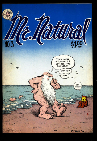 MR. NATURAL #3 1st Flakey Foont Robert Crumb Guru ADULT Dope Drugs Sex Psychedelic Philosophy Underground