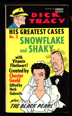 'DICK TRACY' His Greatest Cases #2, Chester Gould, Snowflake, Shaky,he Black Pearl, Newspaper Comic Strips