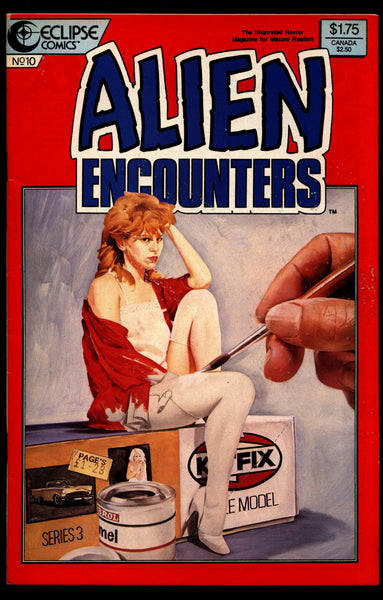 ALIEN ENCOUNTERS #10 Ray Bradbury Gray Morrow Tom Sutton Beppe Sabatini Denis McFarling eclipse Comics Science Fiction Horror