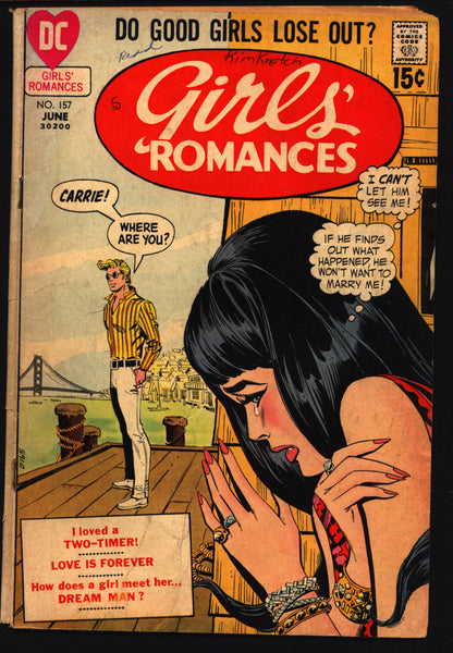 Girls Romances 157 1971 Teen Age Angst Romance Comics Tear Jerker So