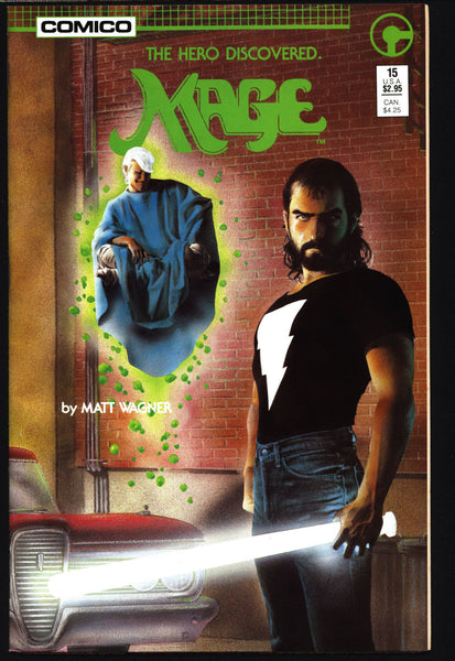 MAGE #15 Final Issue Giant-size The Hero Discovered Matt Wagner Grendel Sam Kieth Bob Pinaha Comico Cult Comics Magic Supernatural Superhero
