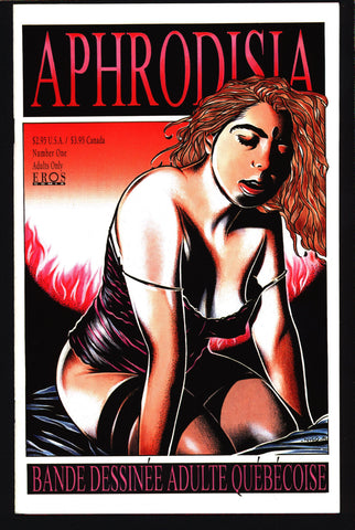 APHRODISIA Samhara #1 Nicolas Lajeunesse Mature ESP Sexy psychic visions Eros Comix Fantagraphics Comic Book