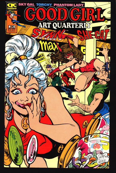 GOOD GIRL ART Quarterly #13, Phantom Lady, Matt Baker, Torchy, Sky Gal, Tillman Smoot,Bill Black,Mark Heike, Pin Up Comic Book
