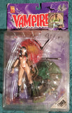 VAMPIRELLA Action Figure, Julie Strain, Clayburn Moore! SIGNED Special Tower Records Exclusive Variant Harris Comics NIB SEALED #CM0013