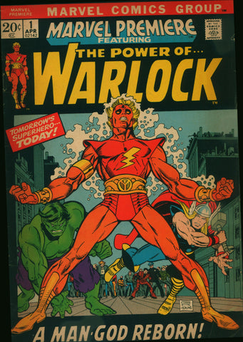 Marvel Premiere #1, Origin 1st Appearance of ADAM WARLOCK, Soul Stone, Infinity Stones, KEY Issue, Gil Kane (A)
