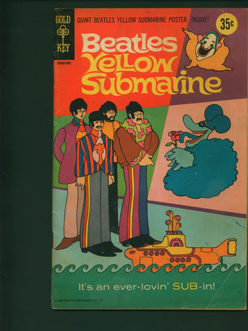 BEATLES Yellow Submarine  Gold Key Comic Book 1969