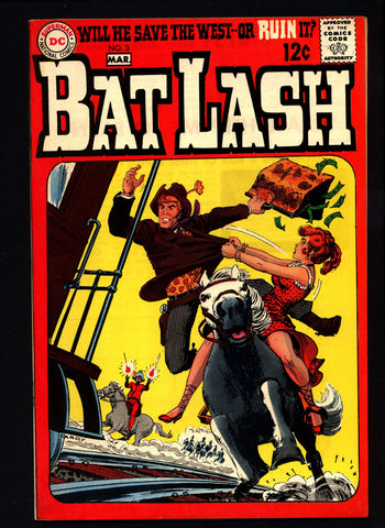 BAT LASH 3, Western Pacifist Cowboy Hero, Nick Cardy,Sergio Aragonés,Denny O’Neil,Sheldon Mayer, DC Comics, Old West Satire