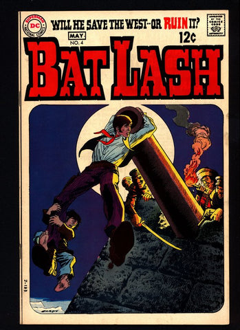 BAT LASH 4, Western Pacifist Cowboy Hero, Nick Cardy,Sergio Aragonés,Denny O’Neil,Sheldon Mayer, DC Comics, Old West Satire