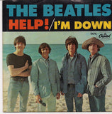 BEATLEmania! 7" Picture Sleeve, BEATLES MOVIE SOUNDTRACK, HELP,I'm Down,John Lennon,Paul McCartney,George Harrison,Ringo Starr,British Invasion
