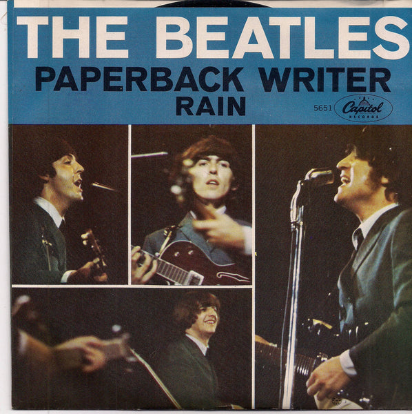BEATLEmania! 7" Picture Sleeve,Paperback Writer, RAIN,John Lennon,Paul McCartney,George Harrison,Ringo Starr,British Invasion