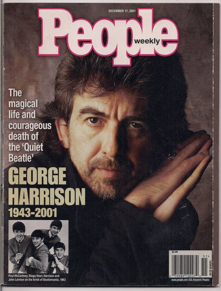 BEATLEmania! GEORGE HARRISON,People Magazine Memorial Issue,BEATLES,British Invasion,Mod,Rock and Roll Music