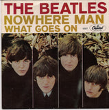 BEATLEmania! 7" Picture Sleeve Beatles,Nowhere Man-What Goes On,John Lennon,Paul McCartney,George Harrison,Ringo Starr,British Invasion