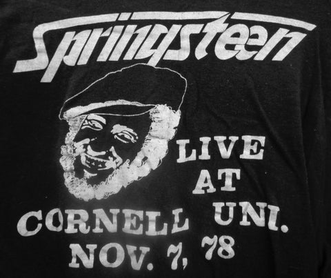 BRUCE SPRINGSTEEN, E Street Band,The Boss,Original,Cornell University,Barton Hall, Rock and Roll Concert,1978, Like New,RARE Vintage T-Shirt