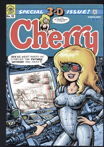 CHERRY POPTART 11, 1st,Last Gasp,1991,Larry Welz, 3D,Three Dimension Comic with Glasses,Sexy Underground Comic,Humor, Funny Book,Hippie UG comix