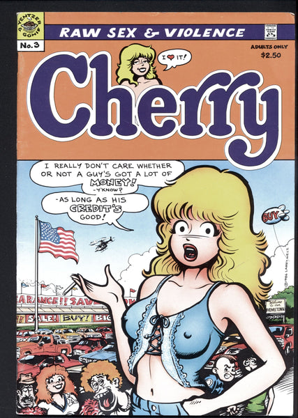 CHERRY POPTART 3,1st,Last Gasp, Larry Welz, Larry S. Todd,,Sexy Humor Underground Comic,Humor, Funny Book,Hippie UG comix