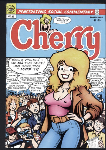 CHERRY POPTART 5, 1st,Last Gasp,Larry Welz, Larry S. Todd,,Sexy Humor Underground Comic,Humor, Funny Book,Hippie UG comix