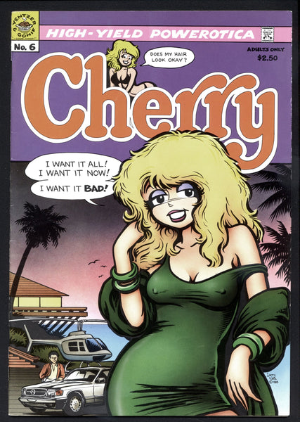 CHERRY POPTART 6, 1st,Last Gasp,1988,Larry Welz,,Sexy Humor Underground Comic,Humor, Funny Book,Hippie UG comix
