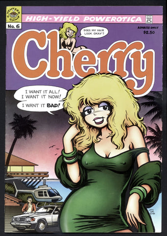 CHERRY POPTART 6, 1st,Last Gasp,1988,Larry Welz,,Sexy Humor Underground Comic,Humor, Funny Book,Hippie UG comix