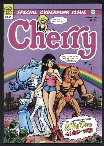 CHERRY POPTART 8, 1st,Last Gasp,1989,Larry Welz,,Sexy Humor Underground Comic,Humor, Funny Book,Hippie UG comix