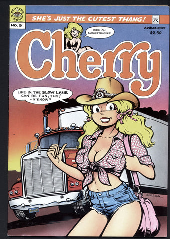 CHERRY POPTART 9, 1st,Last Gasp,1990,Larry Welz,,Sexy Humor Underground Comic,Humor, Funny Book,Hippie UG comix