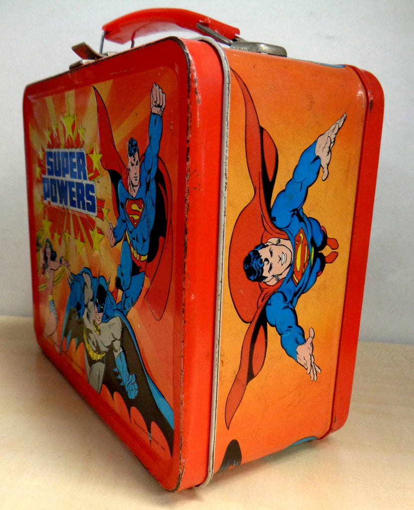 VTG 1983 DC Comics Super Powers Aladdin Metal Lunchbox
