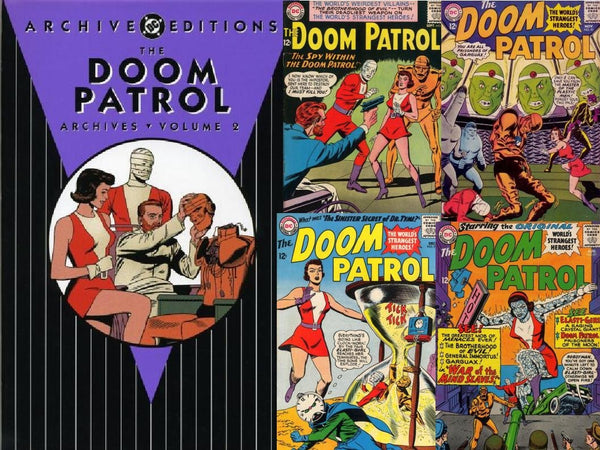 DOOM PATROL #2, DC Comics, Archive Editions, 1st Printing, Arnold Drake,Robotman, Negative Man, Elasti-Girl,