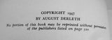 AUGUST DERLETH,Editor, The Sleeping & the Dead,1947, Horror Fantasy Anthology,Ray Bradbury,Robert Bloch,Henry Kuttner,H. P. Lovecraft. NO dj