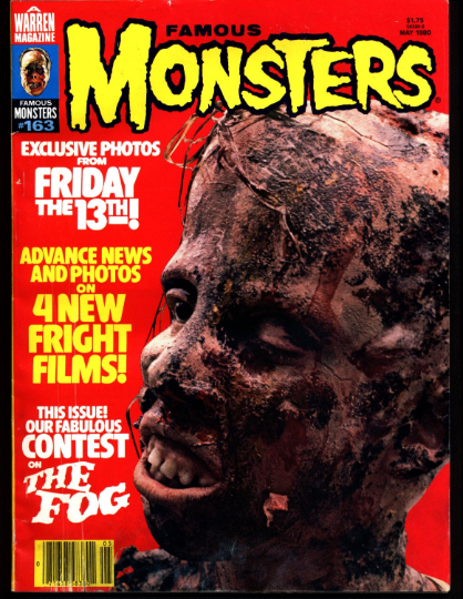 Famous Monsters 163 Horror Science Fiction Fantasy Jason Friday the 13th John Carpenter's The Fog Harryhausen Beast from 20,000 Fathoms