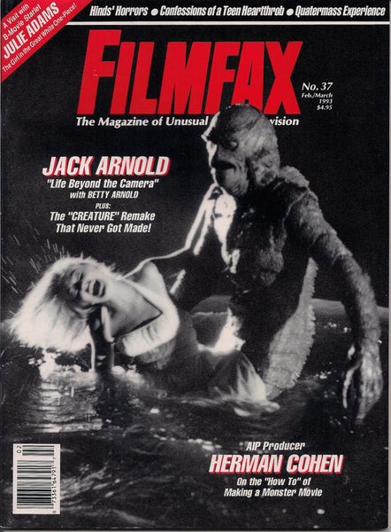 FILMFAX #37, Creature from the Black Lagoon,Julie Adams,Jack Arnold,B-Movie Herman Cohen,Nigel Kneale QUATERMASS,Shape of Water
