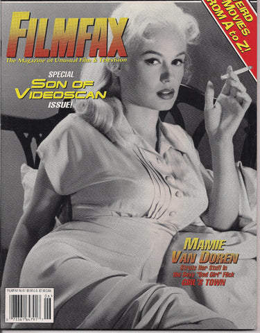FILMFAX 61, Pin Up,Mamie Van Doren,B-Movies A to Z Guide, Teen Age Monster Hot Rod Movies,Vampires,Zombies,Girls in Prison,Jungle Action
