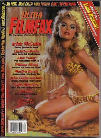 FILMFAX 66, 1950s,TV Pin Up Irish McCalla,Sheena,Queen of the Jungle,Sid Haig,John Frankenheimer,Alan Young, H G Wells,Time Machine, Mr. Ed,