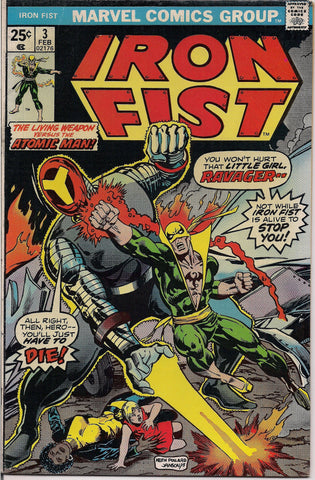 IRON FIST 3, 1976, Bronze Age, Marvel Comics,Chris Claremont,John Byrne,Martial Arts,Danny Rand,Defenders,K’un-Lun,Marvel Cinematic Universe
