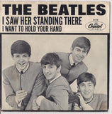 BEATLEmania! 7" Picture Sleeve, I Want To Hold Your Hand, I Saw Her Standing There, John Lennon,Paul McCartney,George Harrison,Ringo Starr